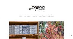 Desktop Screenshot of magnoliagardening.com