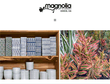 Tablet Screenshot of magnoliagardening.com
